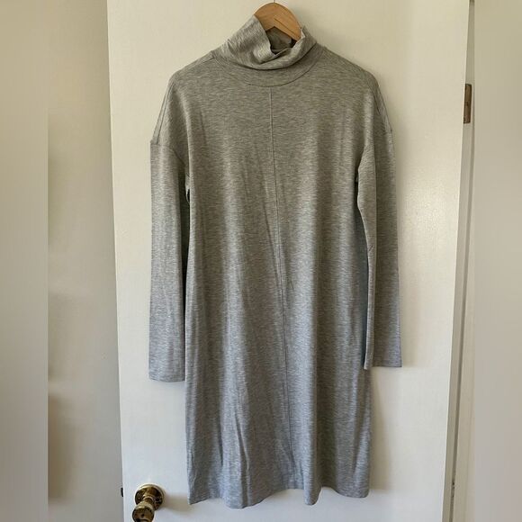 Daily Ritual Dresses & Skirts - Cozy Daily Ritual light grey turtleneck dress, loose fit, cute with boots.  L